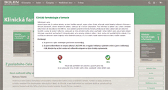 Desktop Screenshot of klinickafarmakologie.cz