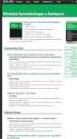 Mobile Screenshot of klinickafarmakologie.cz
